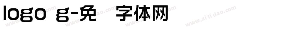 logo g字体转换